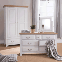 Chantilly wide chest of drawers