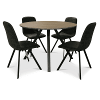 Mizen Round Dining Table & 4 Chairs
