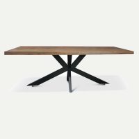 Large oak dining table