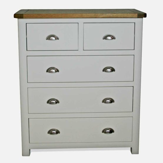 ivory chest of drawers