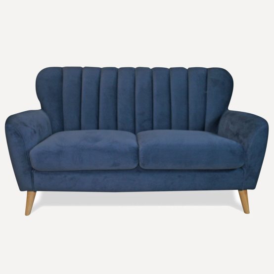 Mystique Navy 2 Seater Sofa
