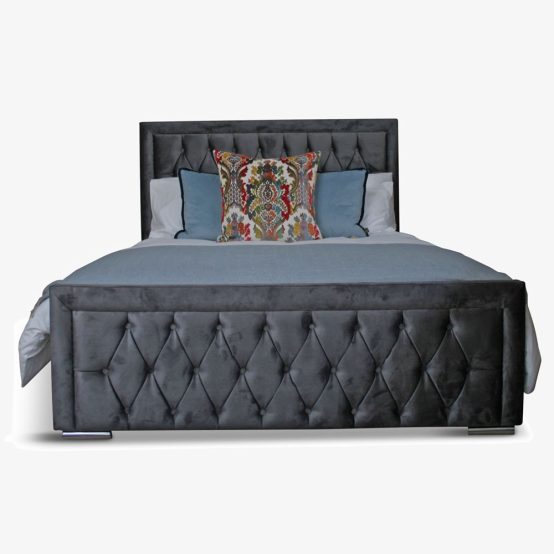 upholstered bed